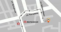 Схема проезда в АрендаАвто-сгж